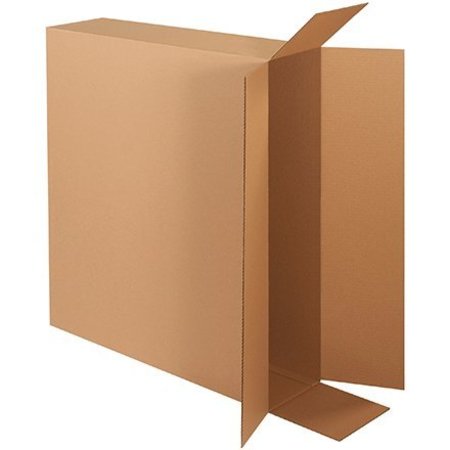 BOX PACKAGING Side Loading Cardboard Corrugated Boxes, 36"L x 8"W x 30"H, Kraft HD36830FOL